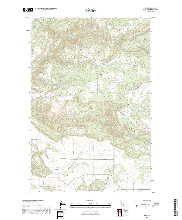 Rudo topographic map thumbnail