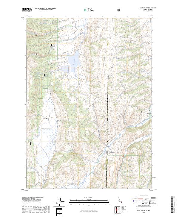 Sage Valley topographic map thumbnail