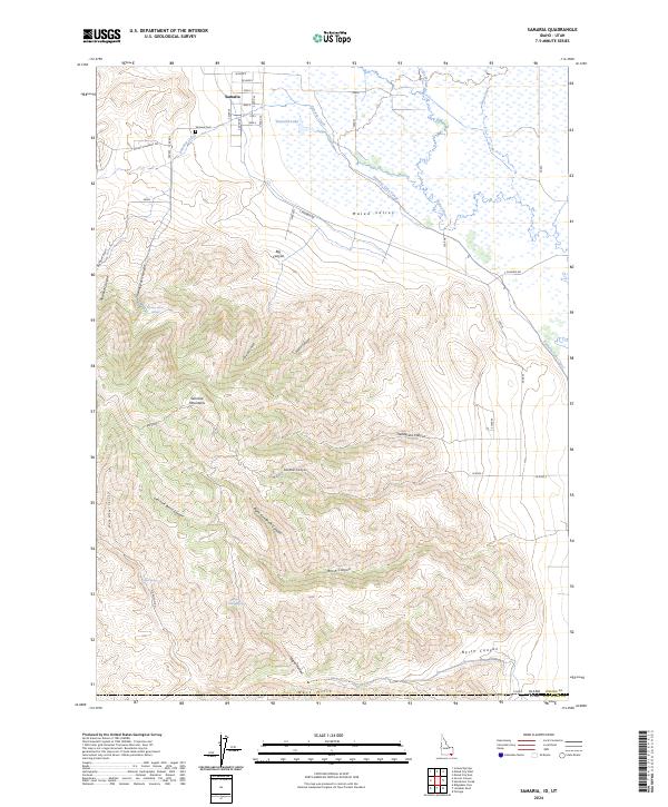 Samaria topographic map thumbnail