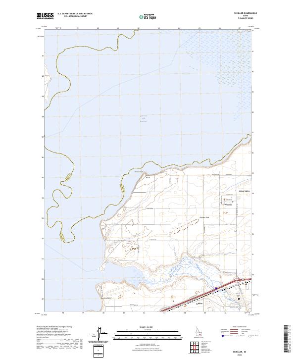 Schiller topographic map thumbnail