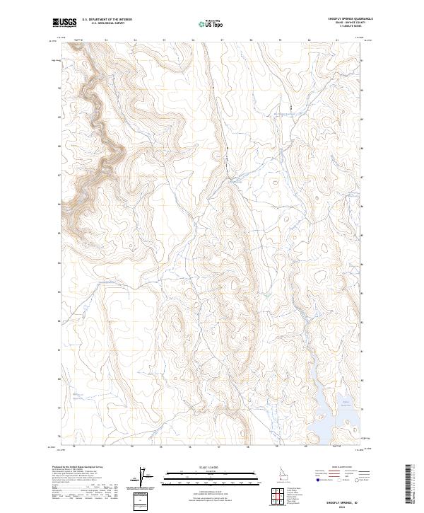 Shoofly Springs topographic map thumbnail