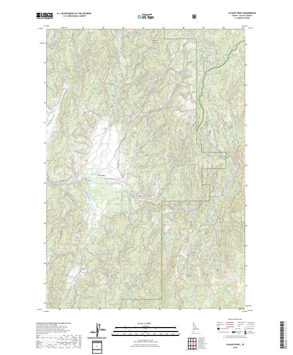 Sloans Point 2024 topographic map thumbnail