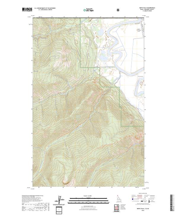 Smith Falls topographic map thumbnail