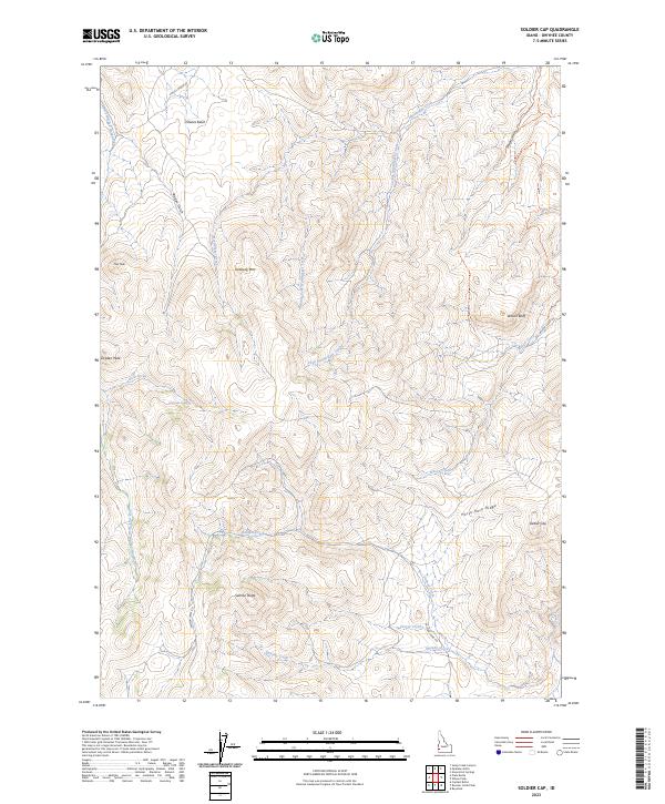 Soldier Cap 2023 topographic map thumbnail