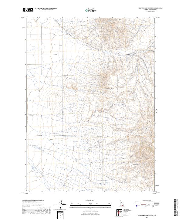 South Chapin Mountain topographic map thumbnail