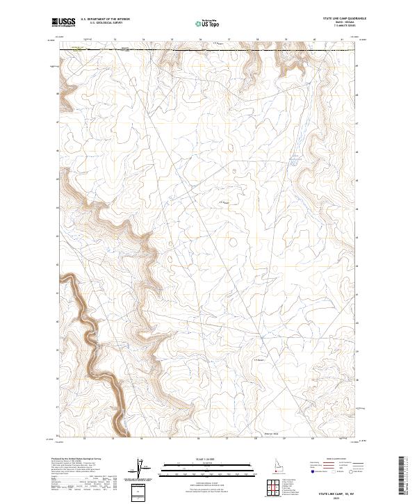 State Line Camp topographic map thumbnail