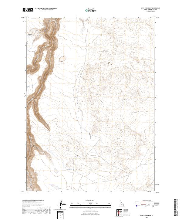 Stiff Tree Draw topographic map thumbnail