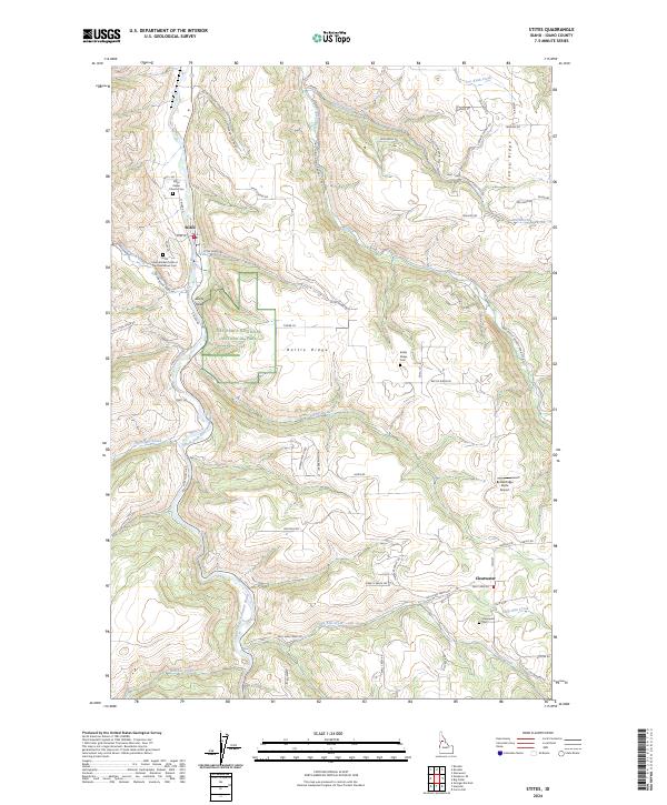 Stites 2024 topographic map thumbnail