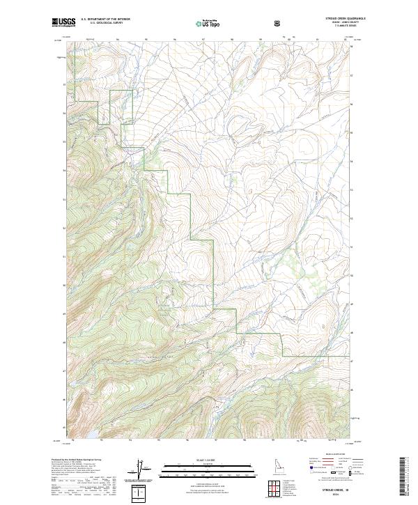 Stroud Creek topographic map thumbnail