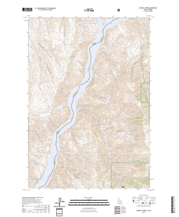 Sturgill Creek topographic map thumbnail