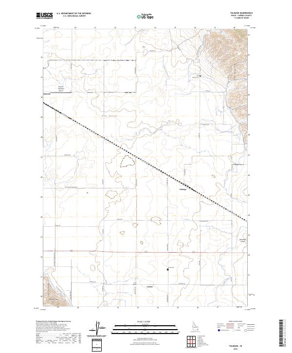Talmage 2023 topographic map thumbnail