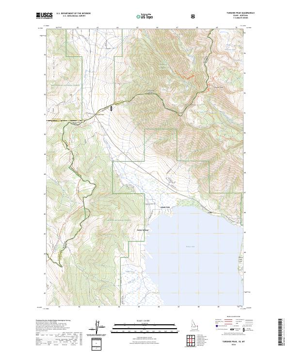 Targhee Peak 2024 topographic map thumbnail