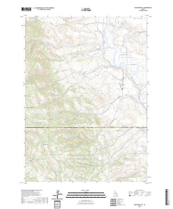 Thatcher Hill topographic map thumbnail