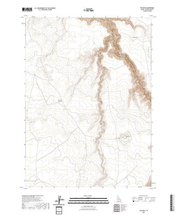 The Arch topographic map thumbnail