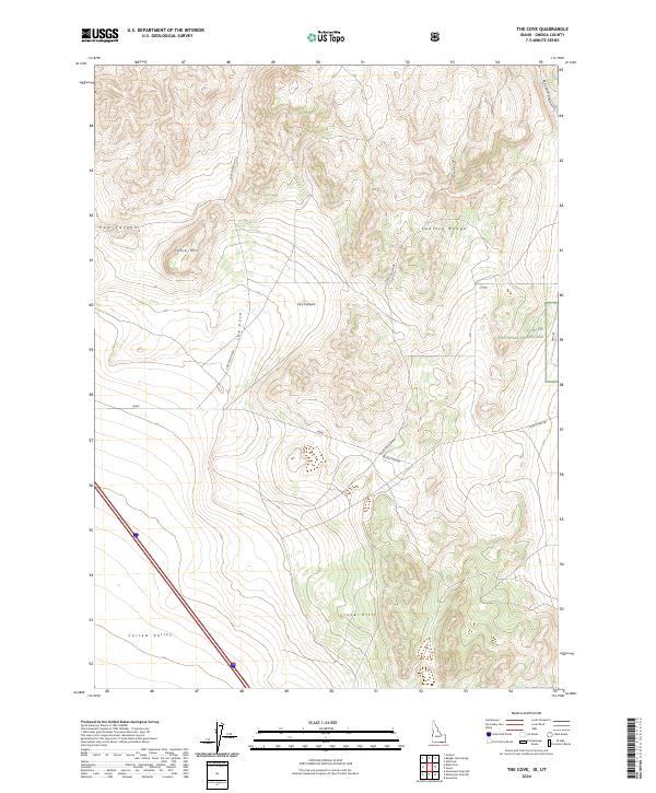 The Cove topographic map thumbnail