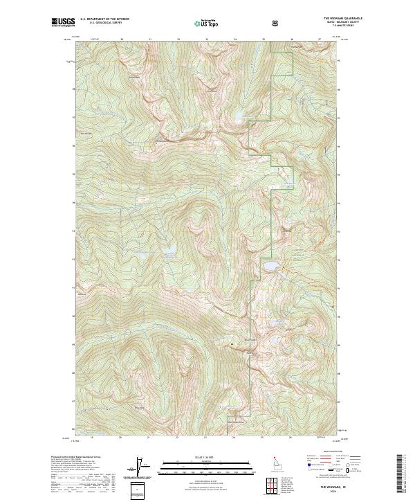 The Wigwams 2024 topographic map thumbnail