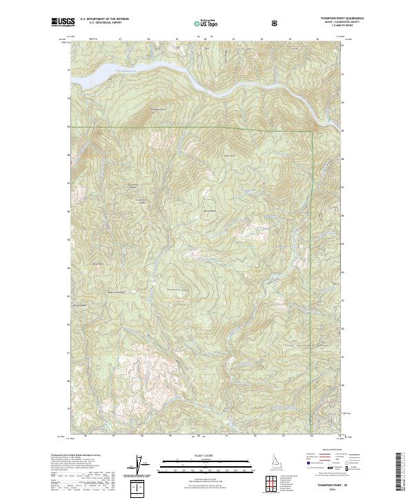 Thompson Point 2024 topographic map thumbnail