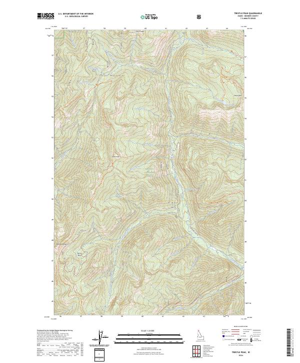 Trestle Peak 2024 topographic map thumbnail