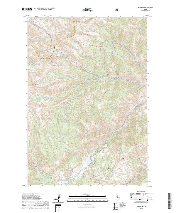 Twin Peaks topographic map thumbnail