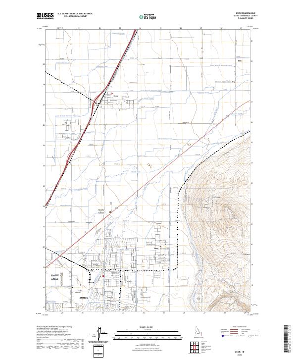 Ucon 2024 topographic map thumbnail