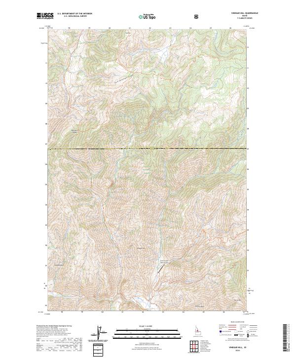 Vinegar Hill topographic map thumbnail