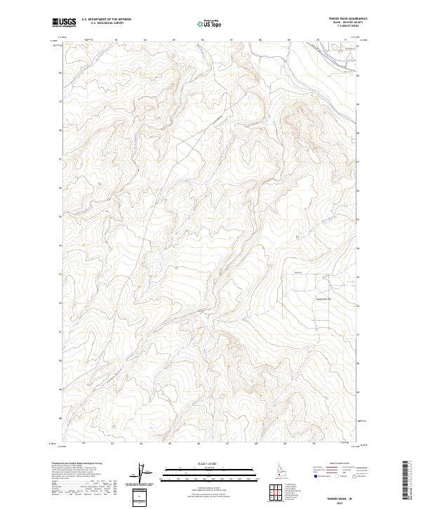 Vinson Wash topographic map thumbnail