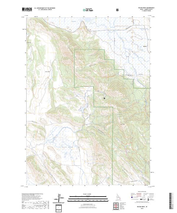 Wayan West topographic map thumbnail