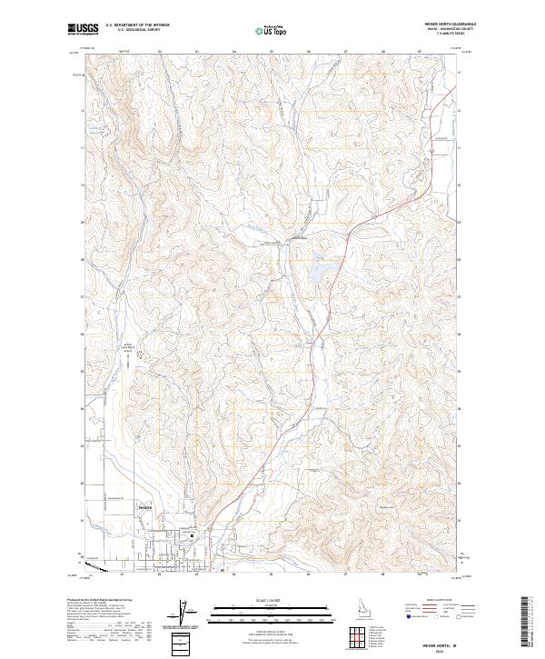 Weiser North 2024 topographic map thumbnail