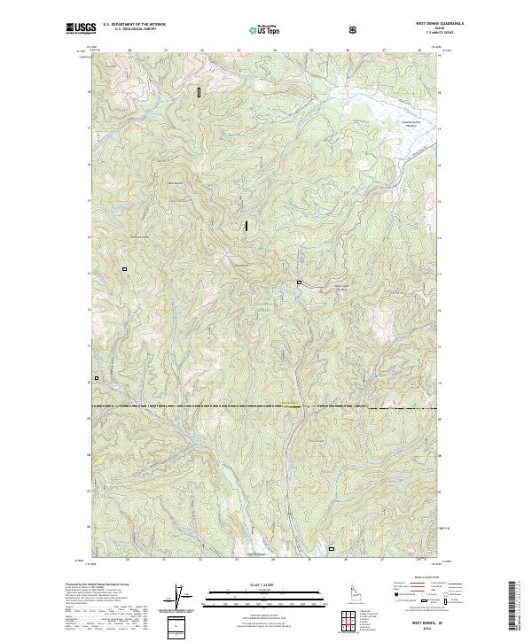 West Dennis topographic map thumbnail