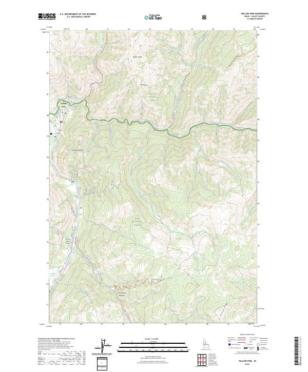 Yellow Pine 2024 topographic map thumbnail