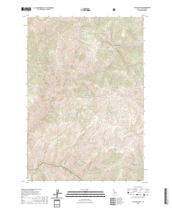 Yellowjacket 2024 topographic map thumbnail