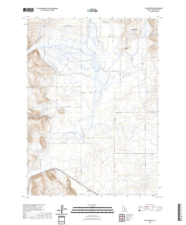 Chesterfield topographic map thumbnail