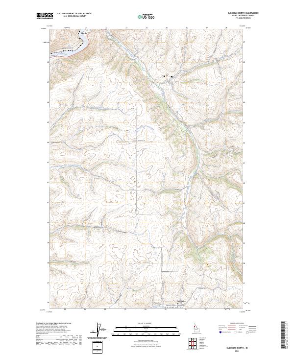 Culdesac North topographic map thumbnail