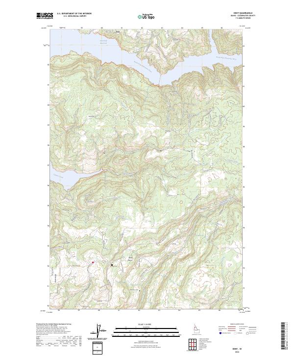 Dent topographic map thumbnail