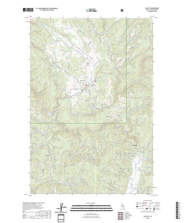 Elk City topographic map thumbnail