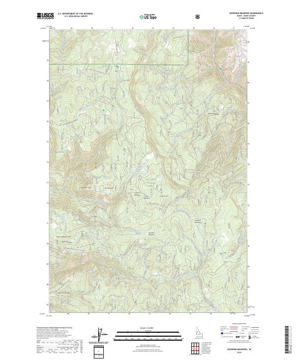 Goodwin Meadows topographic map thumbnail