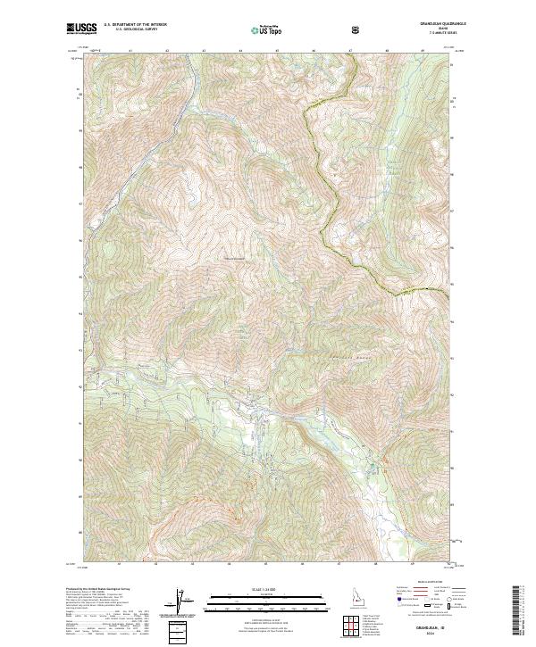 Grandjean topographic map thumbnail