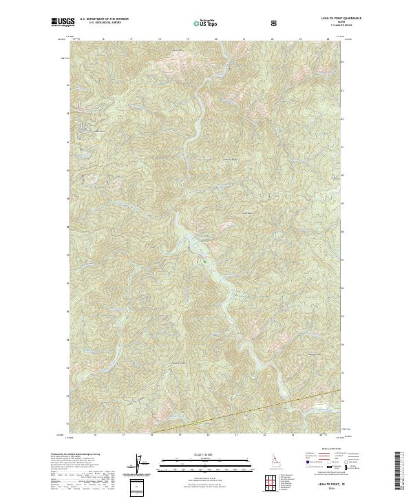 Lean-to Point topographic map thumbnail