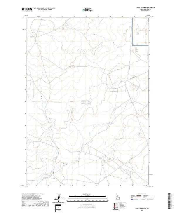 Little Joe Butte topographic map thumbnail
