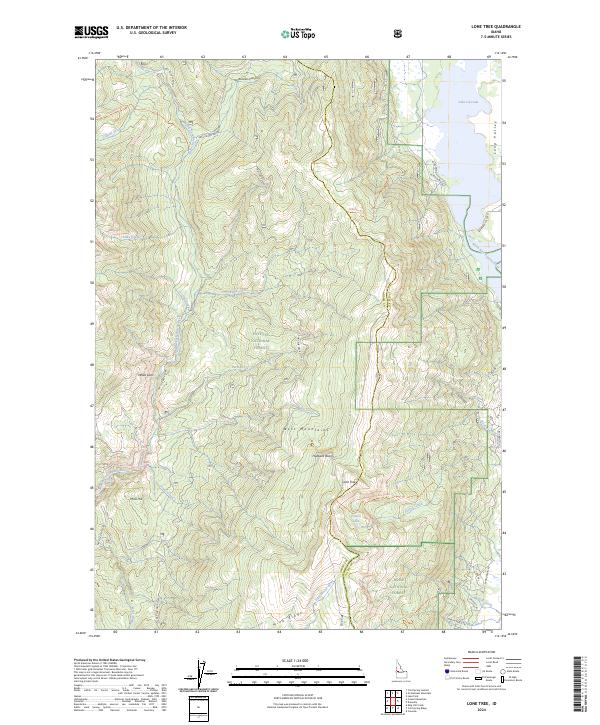 Lone Tree topographic map thumbnail