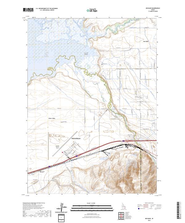 Michaud 2024 topographic map thumbnail