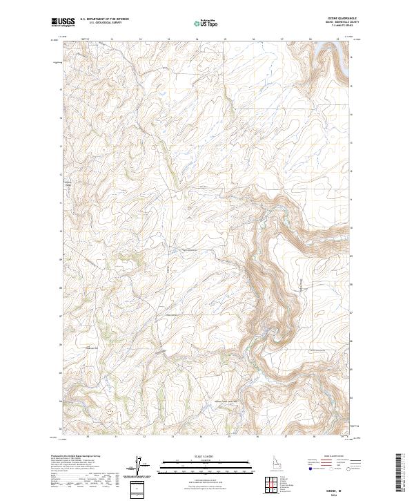 Ozone topographic map thumbnail