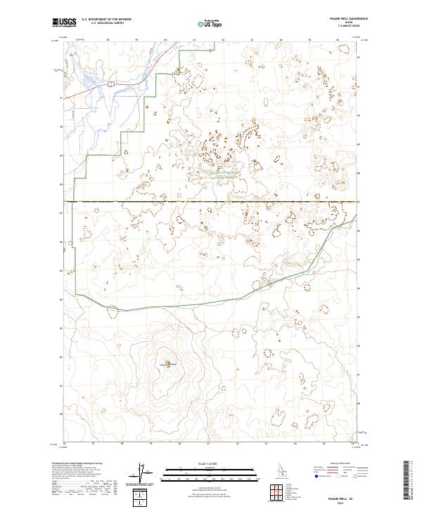 Pagari Well topographic map thumbnail