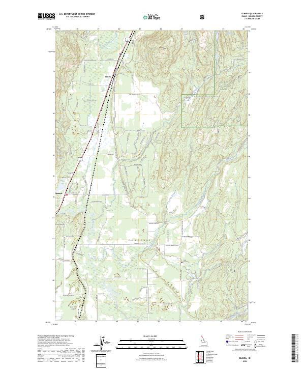 Elmira topographic map thumbnail