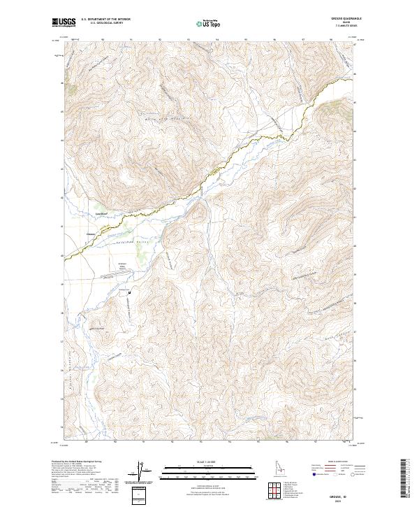 Grouse topographic map thumbnail