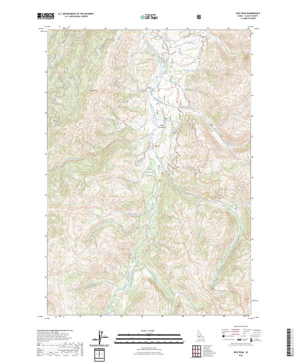 Rice Peak 2024 topographic map thumbnail