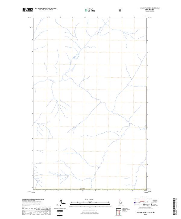 Canuck Peak OE N topographic map thumbnail