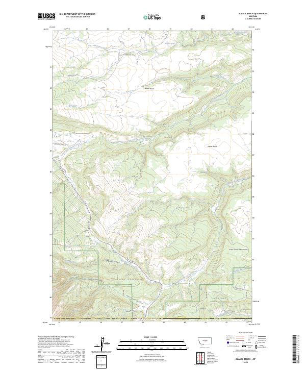 Alaska Bench topographic map thumbnail