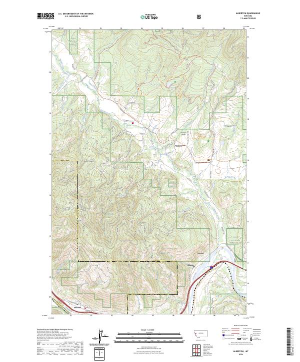 Alberton topographic map thumbnail