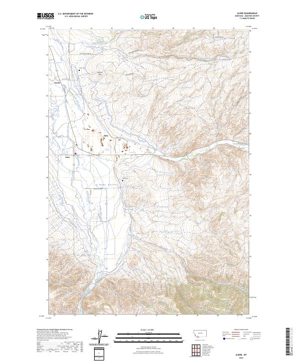 Alder topographic map thumbnail